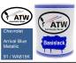 Preview: Chevrolet, Arrival Blue Metallic, 91 / WA815K: 1L Lackdose, von ATW Autoteile West.